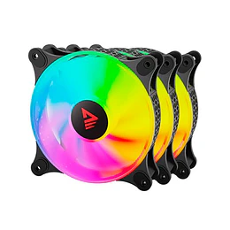 Ventoinha SAVIO BLAST ARGB 120mm Pack 3