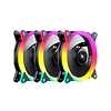 Ventoinha UNYKACH 120mm Ring LED ARGB 3 Pack