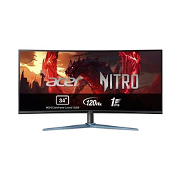 Monitor Acer Nitro ED340CU Curvo 34" 120Hz Zero Frame