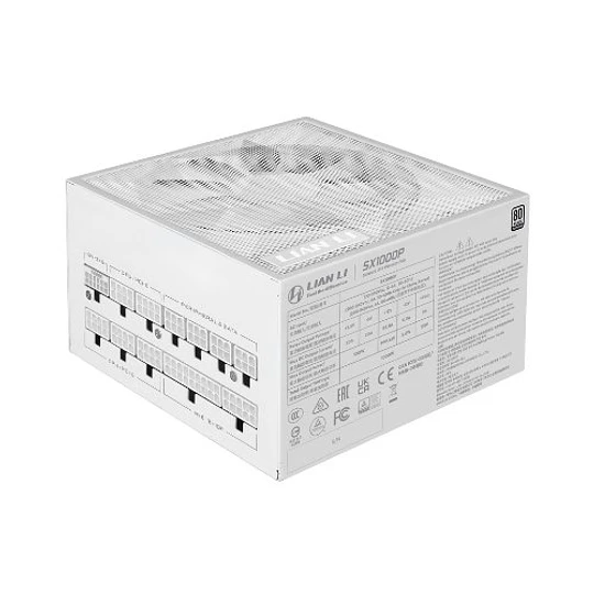 Fonte Lian Li SX1000P 1000W 80+ Platinum ATX 3.1 Modular Branco