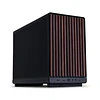 Caixa Lian Li DAN A3 Wood Black Painel Frontal Madeira Micro-ATX