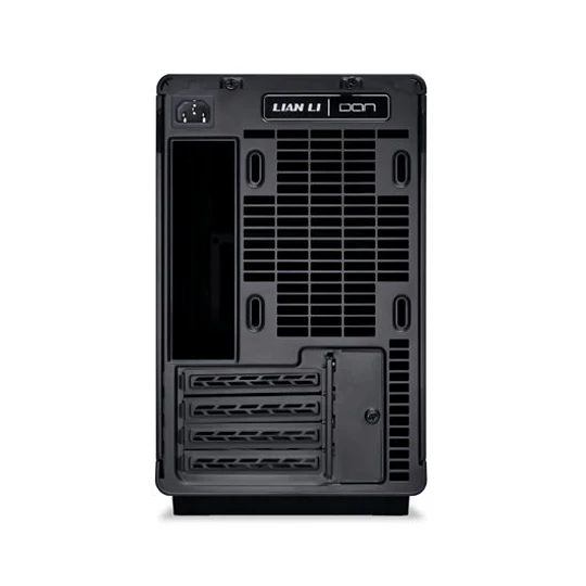 Caixa Lian Li DAN A3 Wood Black Painel Frontal Madeira Micro-ATX