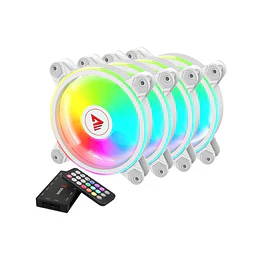 Ventoinha SAVIO FAN-01 WHITE 120mm ARGB 12V