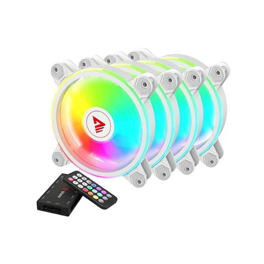 Ventoinha SAVIO FAN-01 WHITE 120mm ARGB 12V
