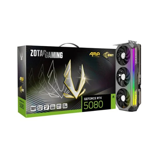 Placa Gráfica Zotac RTX 5080 16GB Amp Ext Infinity
