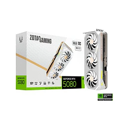 Placa Gráfica Zotac RTX 5080 Solid OC White 16GB