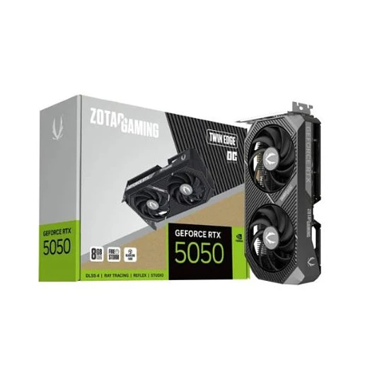Placa Gráfica Zotac Gaming RTX 5050 OC Twin Edge 8GB Gdd