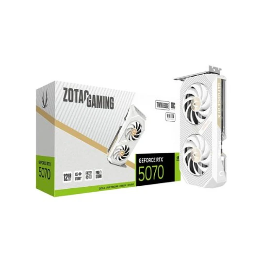 Placa Gráfica Zotac RTX 5070 Twin Edge OC 12GB GDDR7 White