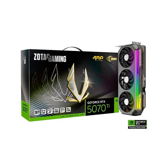 Placa Gráfica Zotac RTX 5070 TI Amp Ext Infinity 16GB
