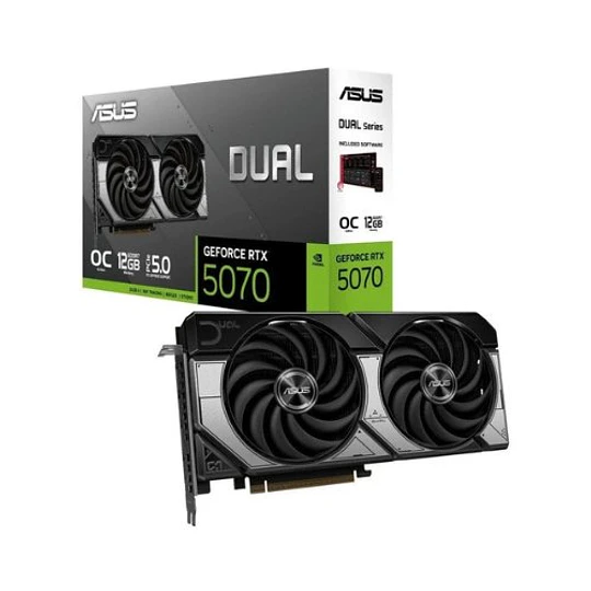 Placa Gráfica ASUS RTX 5070 Dual OC 12GB GDDR7 192 Bit