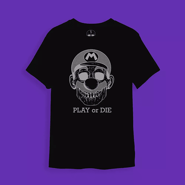 Polera Dead Mario - Dark