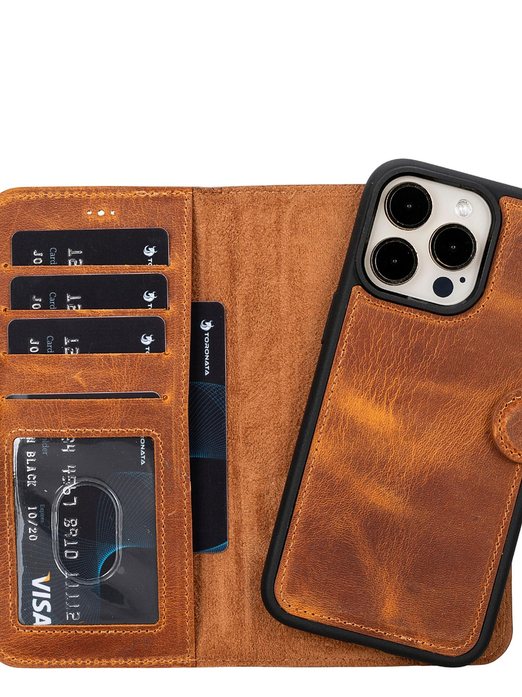 Casper Leather iPhone 15 Series Wallet Case 2