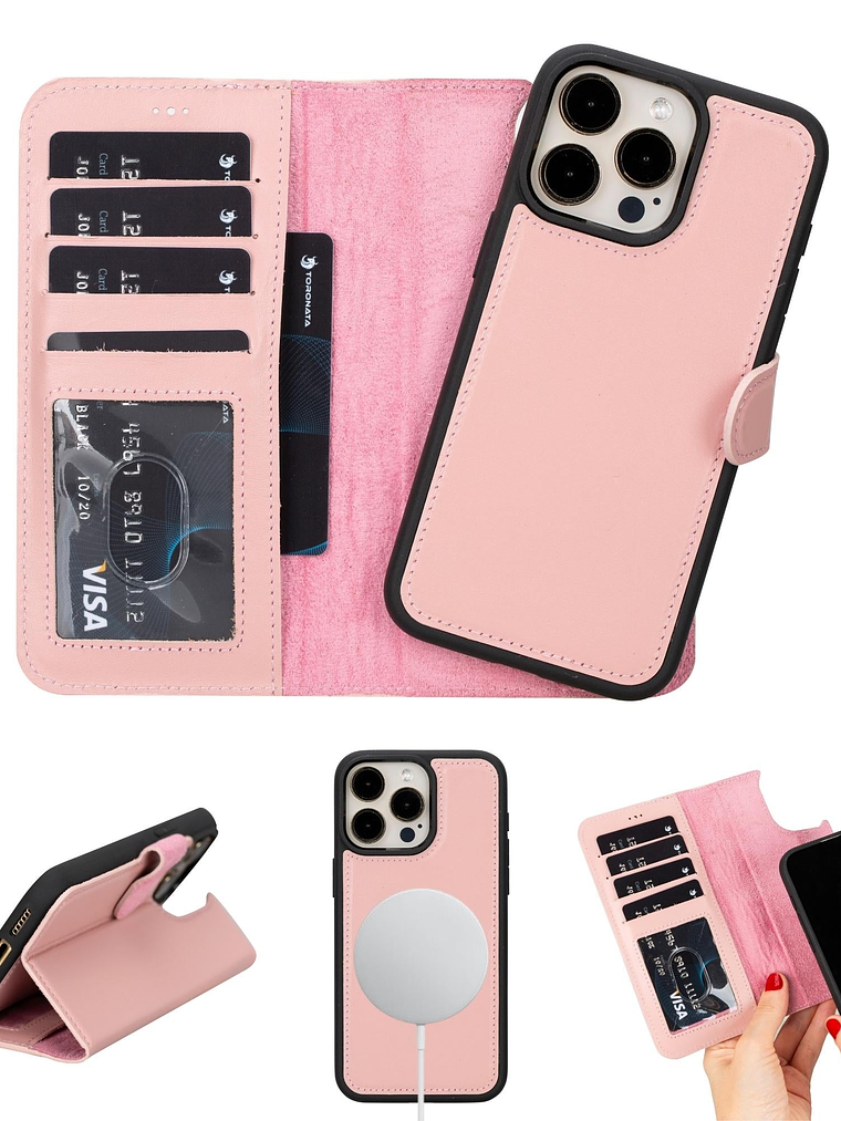 Casper Leather iPhone 15 Series Wallet Case 11