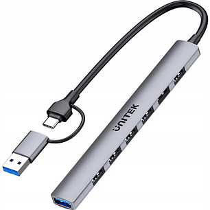 Unitek H1209AGY01 USB-A / USB-C 7-port USB HUB (H1209AGY01)