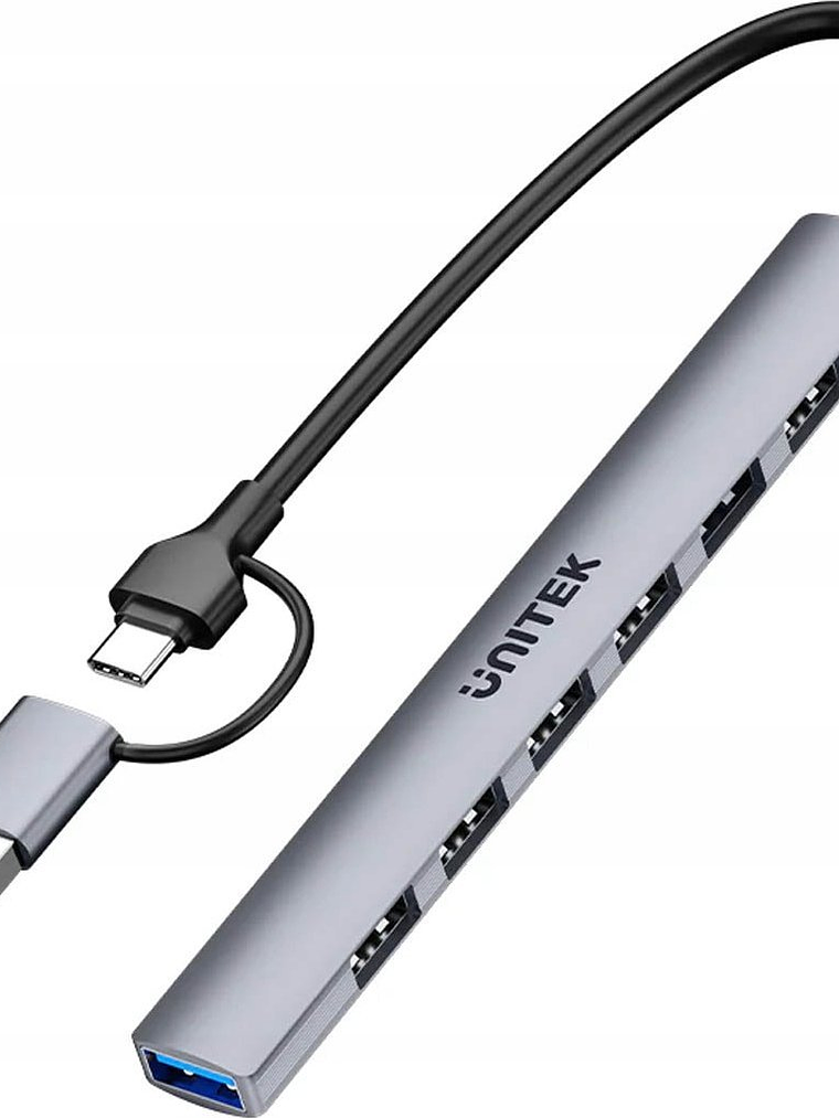 Unitek H1209AGY01 USB-A / USB-C 7-port USB HUB (H1209AGY01) 1