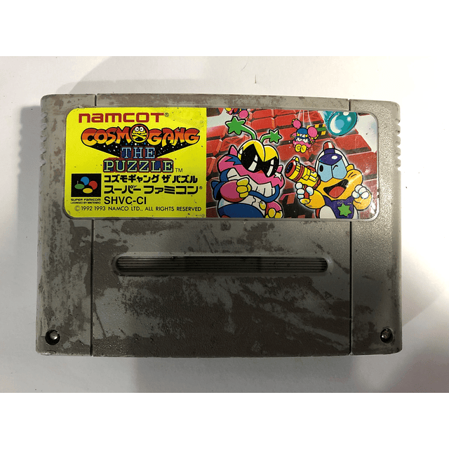 Videojuego Nintendo Super Famicom Cosmo Gang The Puzzle