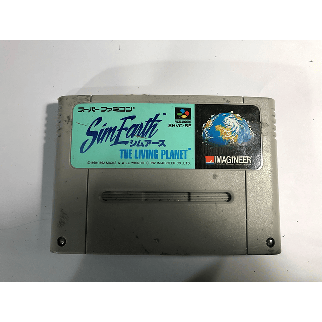 Videojuego Nintendo Super Famicom Sim Earth The Living Planet