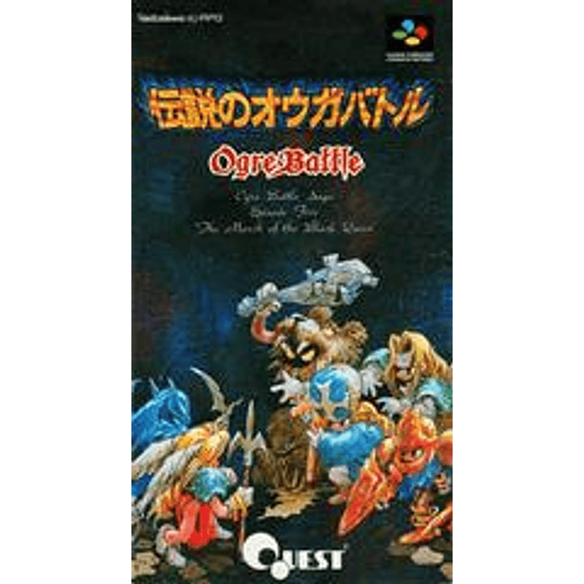 Videojuego Nintendo Super Famicom Densetsu No Ogre Battle The March of The Black