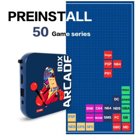 Consola retro ARCADE BOX Multi 33.000 videojuegos retro