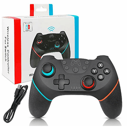 Gamepad inalámbrico Bluetooth, controlador de joystick de juego para Nintendo Switch Pro Host con mango de 6 ejes
