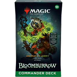 PREVENTA: Mazo Commander MTG: Bloomburrow / Animated Army (Inglés)