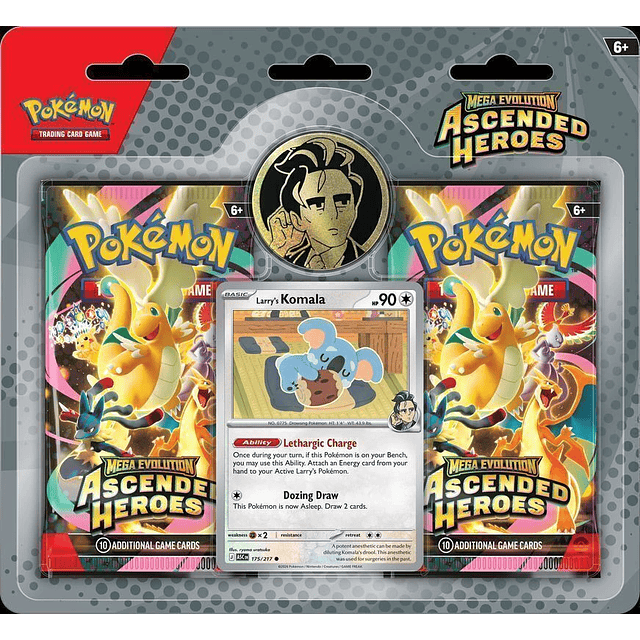 PREVENTA: Pokemon TCG Mega Evolution - Ascended Heroes Collection - Erika/Larry Ingles