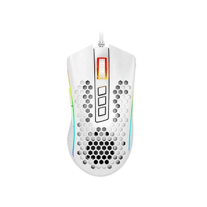 MOUSE REDRAGON STORM ELITE M988W BLANCO (CABLEADO) 1