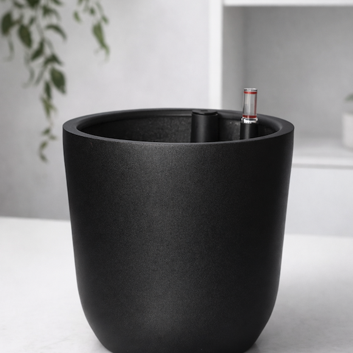 Macetero Autorregante Negro L (28x27) 1