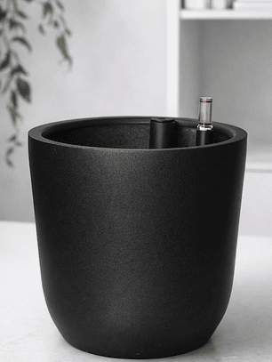 Macetero Autorregante Negro L (28x27)