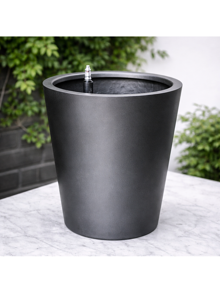 Macetero Autorregante Gris Cono (52x50) 1