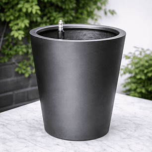 Macetero Autorregante Gris Cono (52x50)