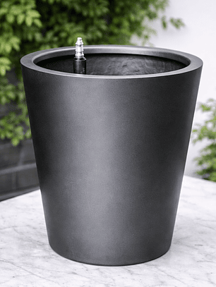 Macetero Autorregante Gris Cono (52x50)