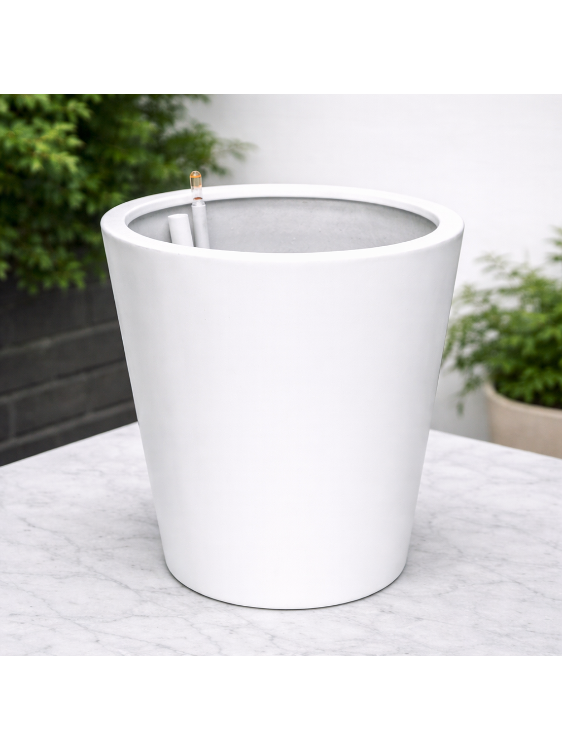 Macetero Autorregante Gris Blanco (52x50) 1