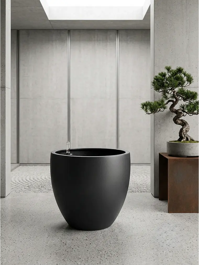 Macetero Autorregante Negro XL  (42x36) 1