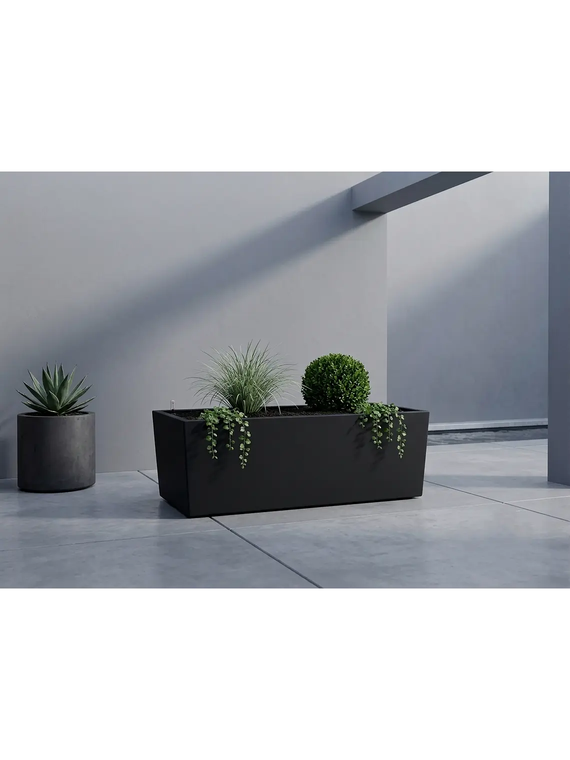 Jardinera Autorregante Negra M (40x20x20) 1