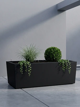 Jardinera Autorregante Negra M (40x20x20)