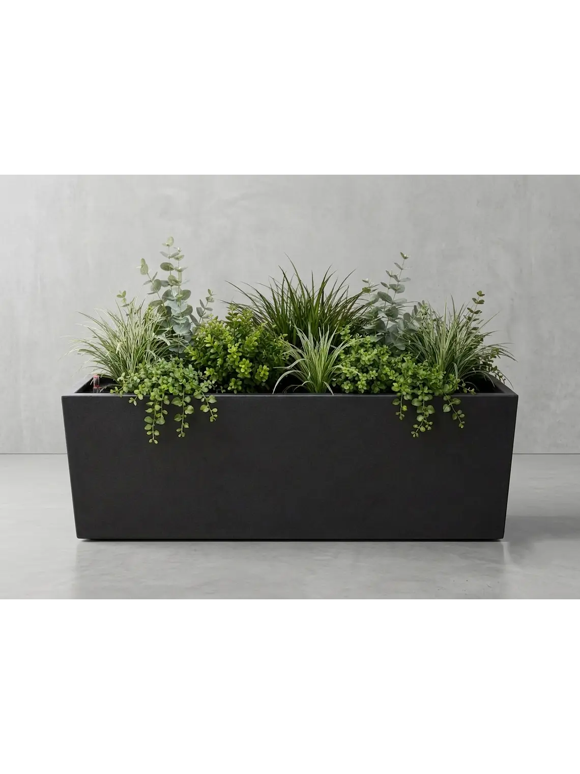 Jardinera Autorregante Grafito L (90x31x34) 1