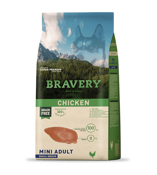 Bravery Mini Adulto Pollo 7kg