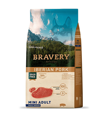 Bravery Mini Adulto Cerdo Ibérico 2kg