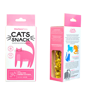 Cat Snack Atún con Hierba Gatera 80gr