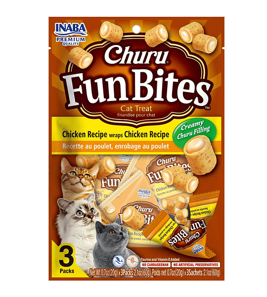 Churu Fun Bites Pollo Gato 60gr