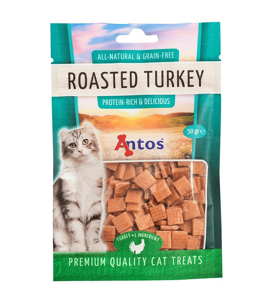 Antos Cat Treats Roasted Turkey 