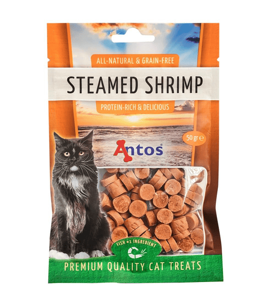 Antos Cat Treats Steamed Shrimp 