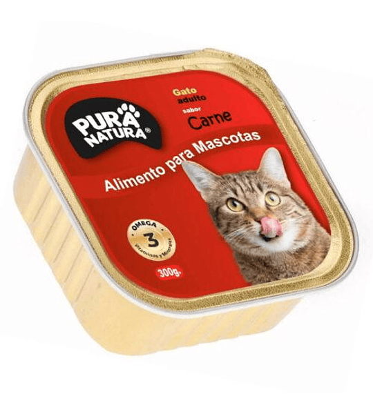 Pura Natura Gato Sabor Carne 300gr 