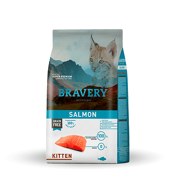 Bravery Kitten Salmon 2kg