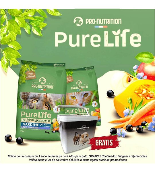 Pure Life Gato Esterilizado 8kg - 