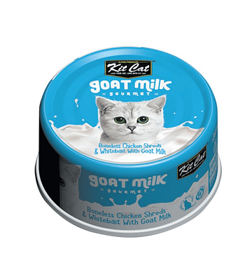 Kit Cat Chicken and Whitebait with Goat Milk 70gr