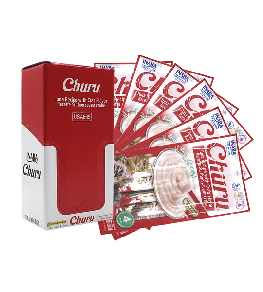 Churu Gato Atún Cangrejo 4 Tubos