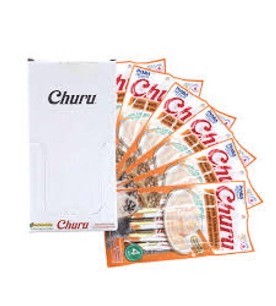 Churu Gato Pollo y Salmón 4 Tubos 
