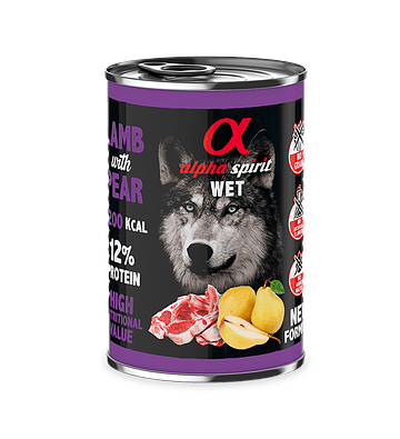 Alpha Paté Cordero Pera 400gr